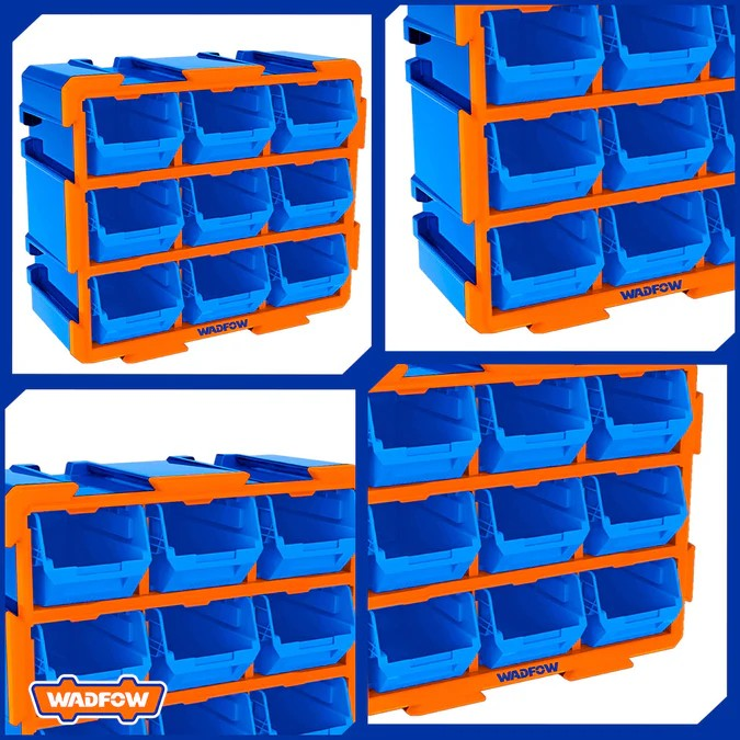 CONTENEDOR WADFOW APILABLE ALMACENAMIENTO 38X17X32 CM - 5