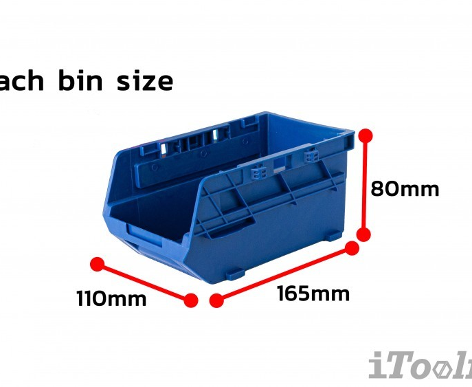 CONTENEDOR WADFOW APILABLE ALMACENAMIENTO 38X17X32 CM - 6
