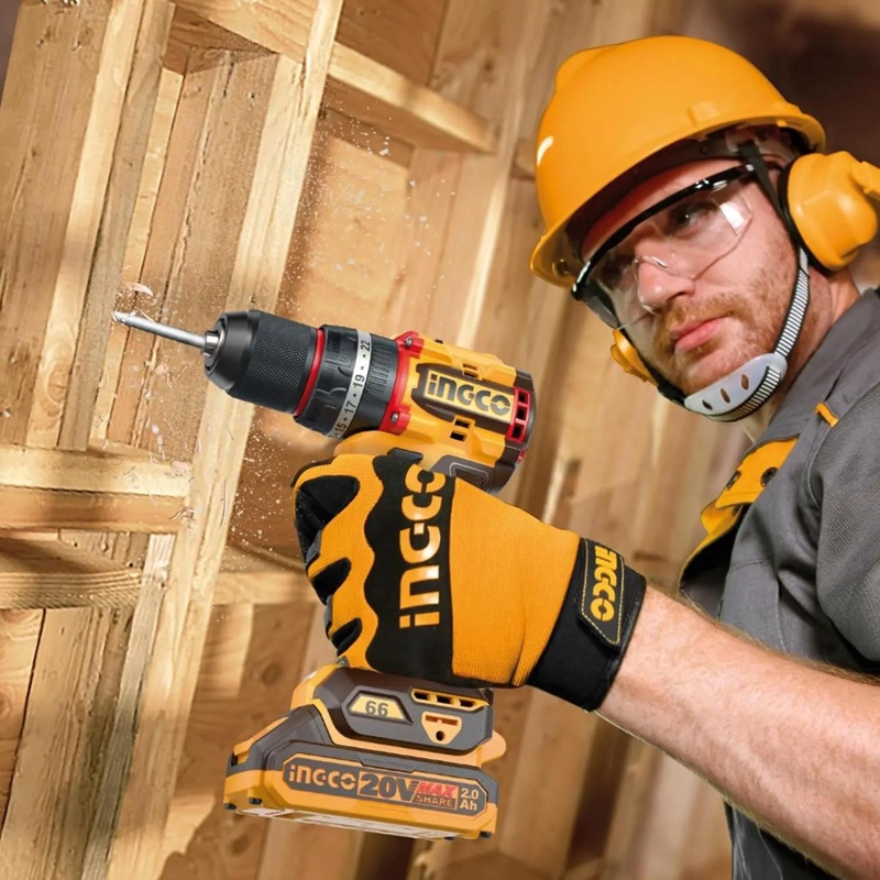 TALADRO PER BL CP +2 BAT Y CARG +47 ACCE INDUSTRIAL 13MM AMARILLO 50/60 - 6