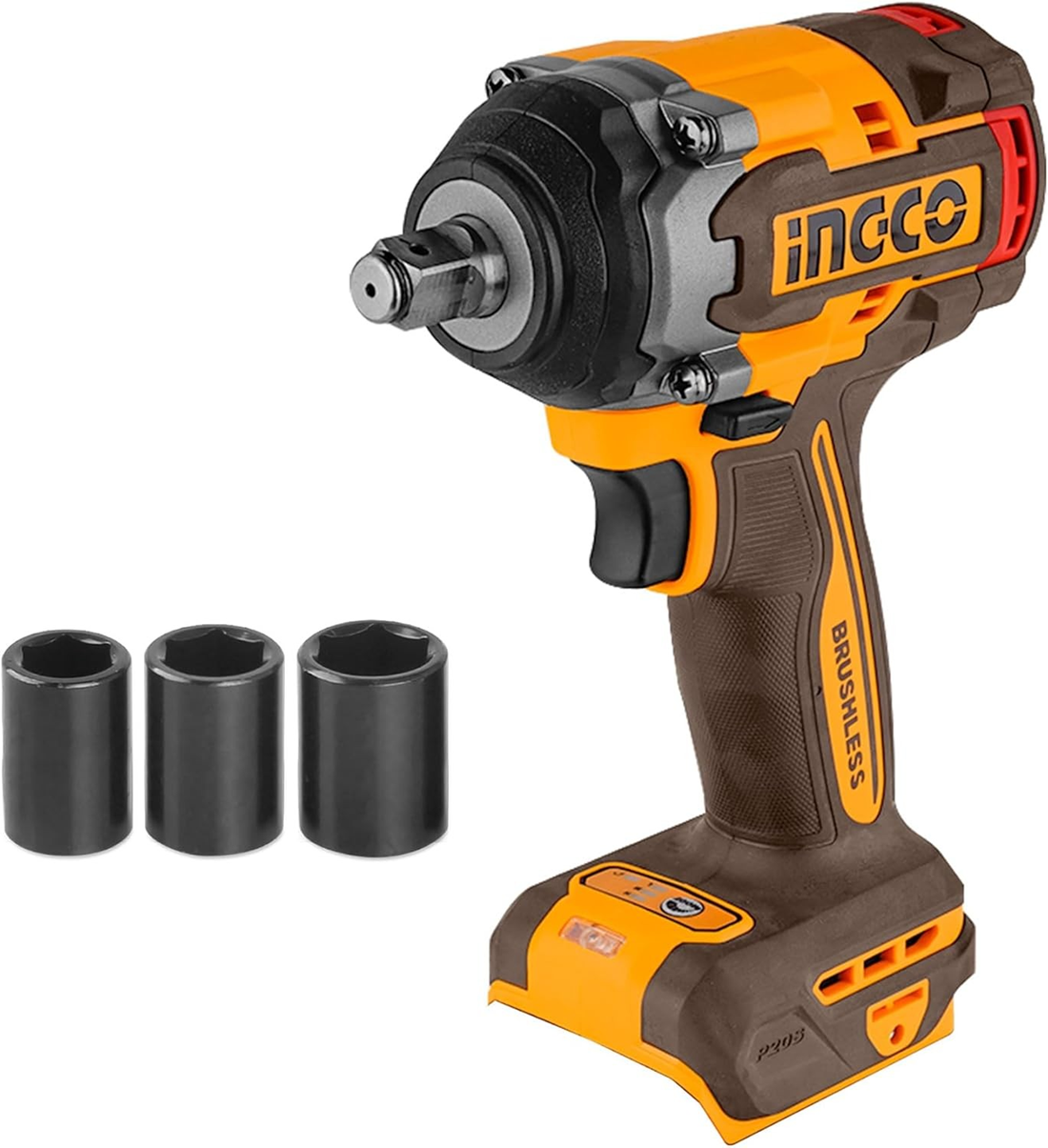 LLAVE PISTOLA IMPACTO INGCO BL 1/2 20V 500NM CIWLI20501 S/BA - 6
