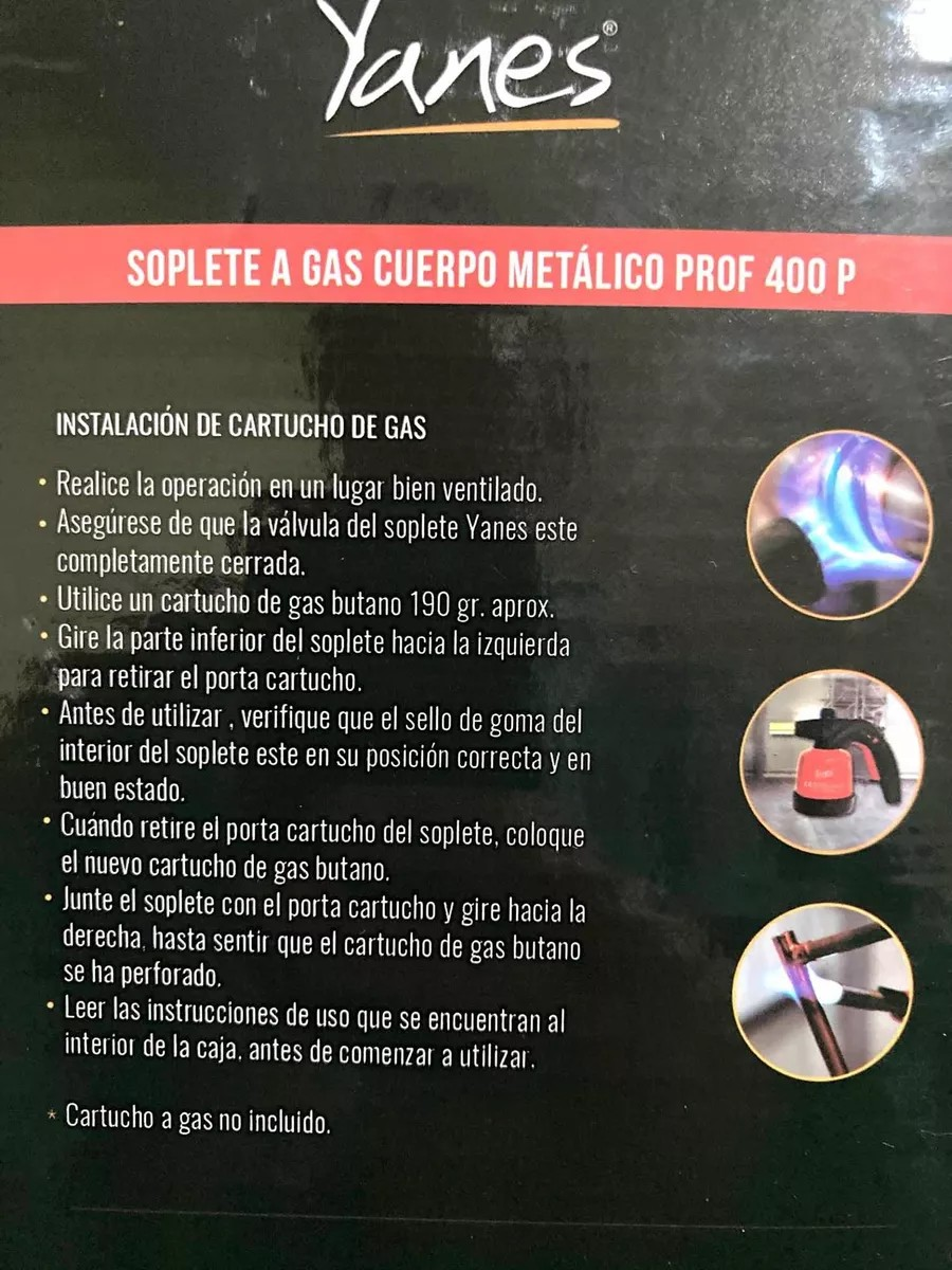 SOPLETE A GAS PROFESIONAL 400P METALICO 190GR YANES - 8