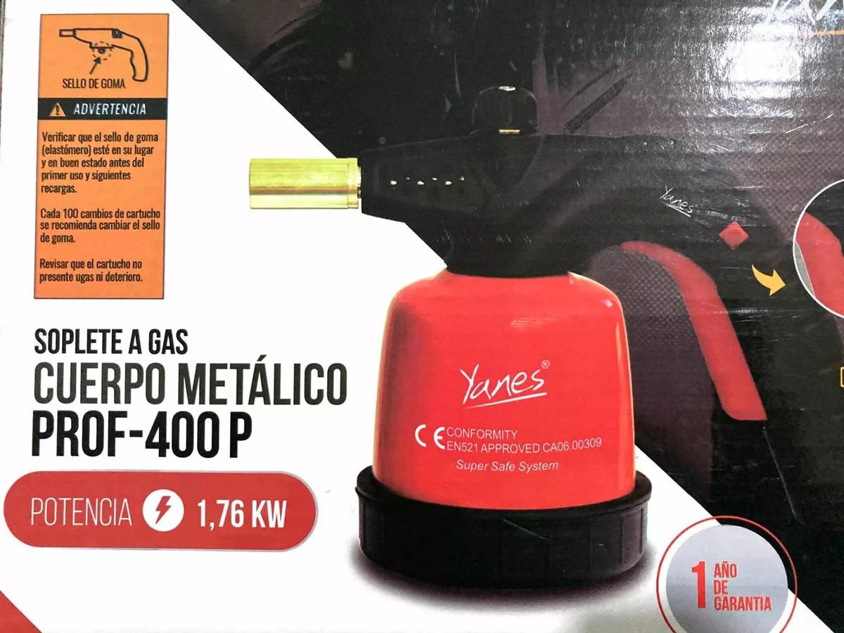 SOPLETE A GAS PROFESIONAL 400P METALICO 190GR YANES - 9