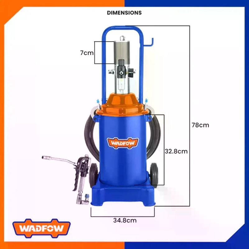 ENGRASADORA NEUMATICA 12 LT WADFOW WAL1A12 - 5