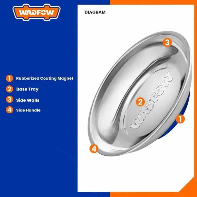 BANDEJA MAGNE TICA REDONDA 150MM WADFOW WMC6001 G P - 4