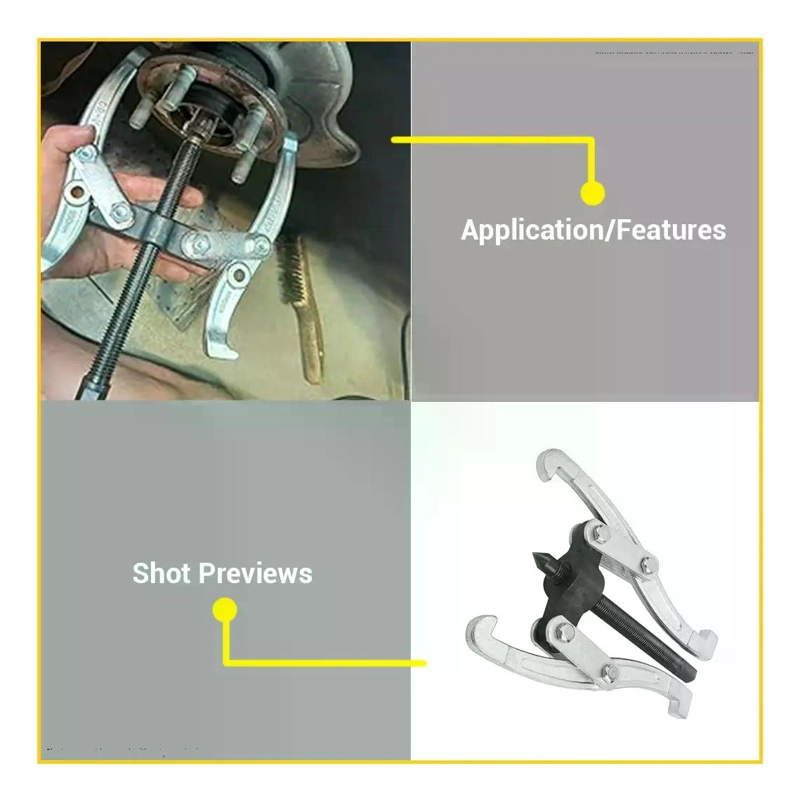 EXTRACTOR DE RODAMIENTO Y POLEA 2 PATAS 4 PULGADAS WADFOW - 5