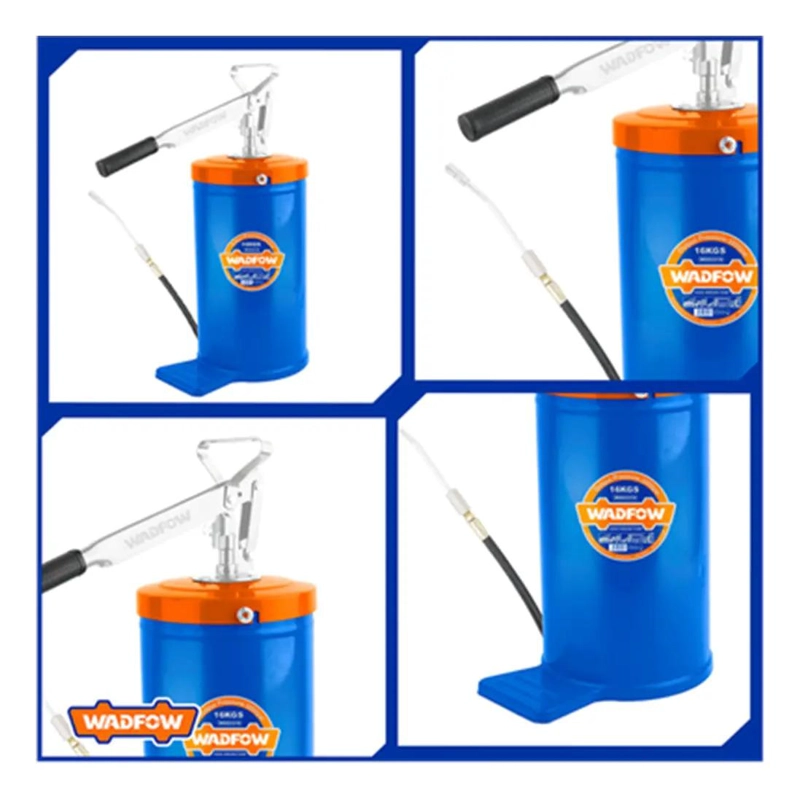 LUBRICADOR DE GRASA MANUAL 16 KG WADFOW ENGRASADORA MANIVELA - 4