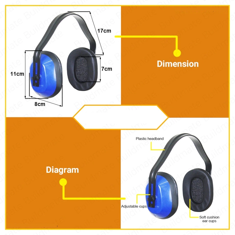 OREJERA PROTECTOR AUDITIVO 24DB WADFOW WEM1101 - 5