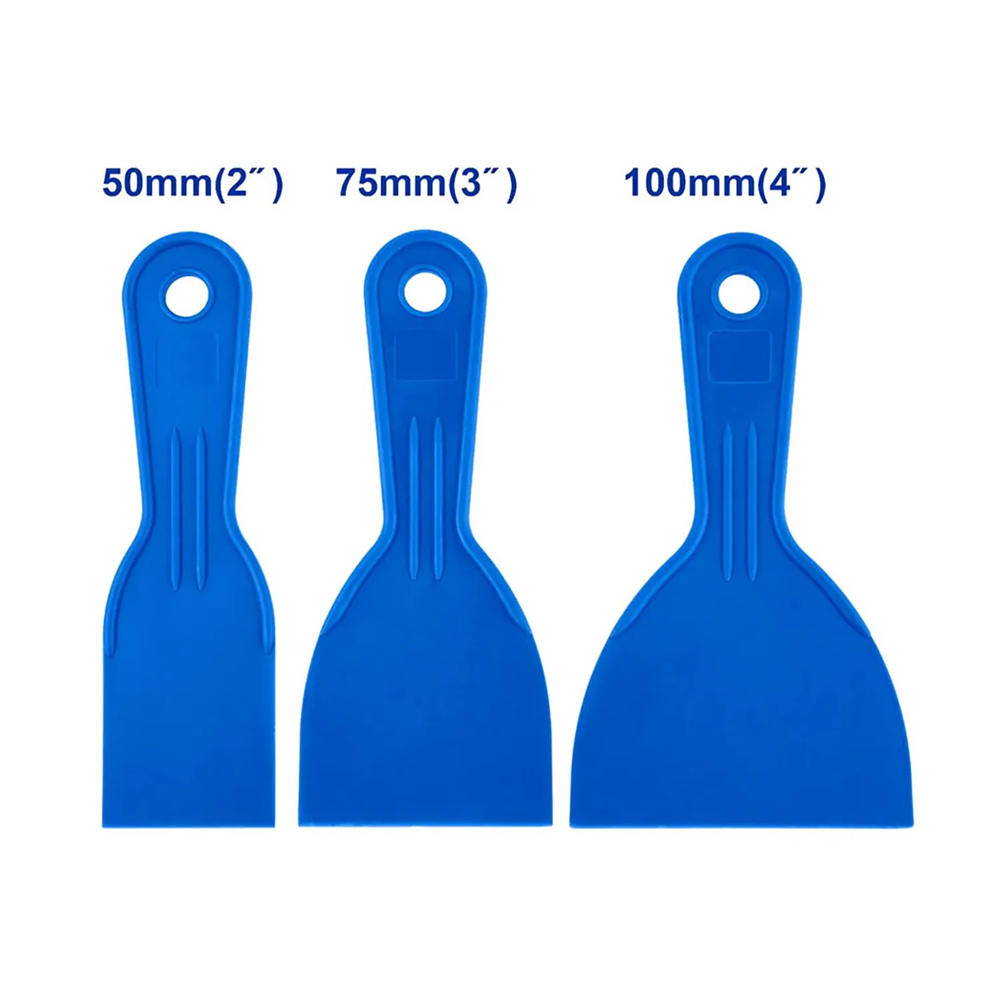 SET DE ESPATULAS PLASTICAS 3 PIEZAS 50, 75, 100 MM WADFOW - 2