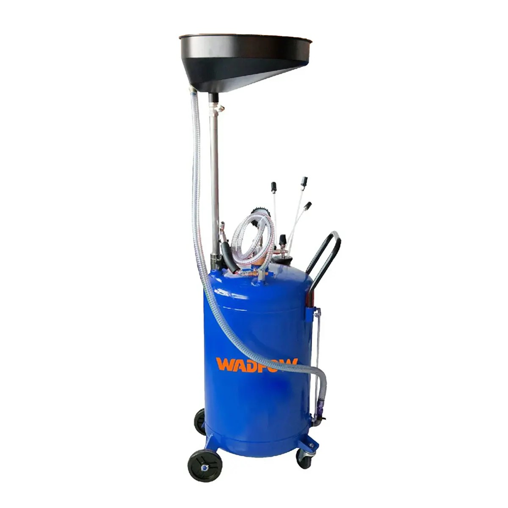 RECIPIENTE DRENAJE ACEITE AUTOMOTRIZ WADFOW PORTATIL 70 LT - 2