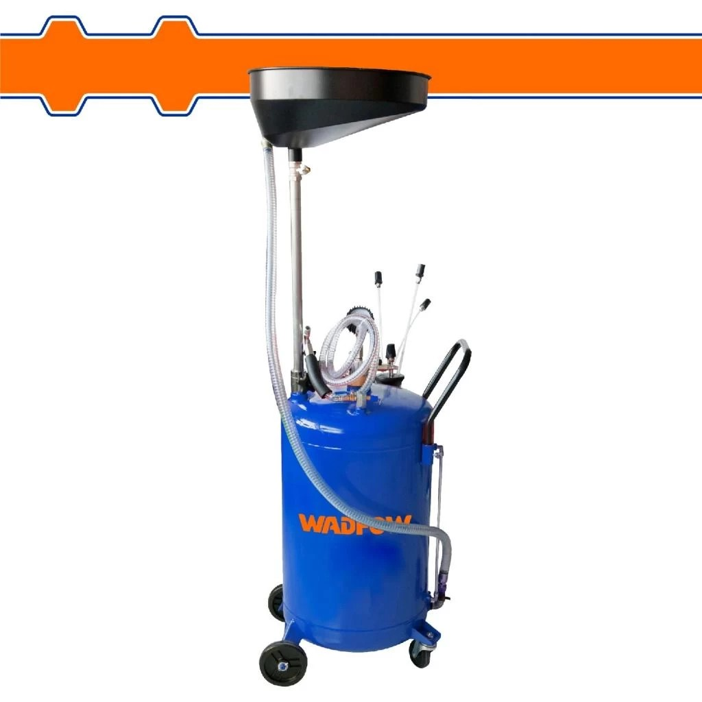 RECIPIENTE DRENAJE ACEITE AUTOMOTRIZ WADFOW PORTATIL 70 LT - 3