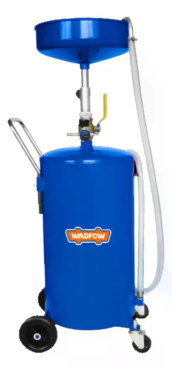 RECIPIENTE DRENAJE ACEITE AUTOMOTRIZ WADFOW PORTATIL 70 LT - 4