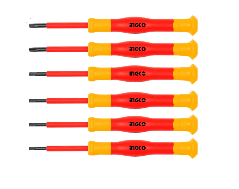 SET DESATORNILLADOR DE PRECISION AISLADO INGCO VDE 6 PIEZAS - 2