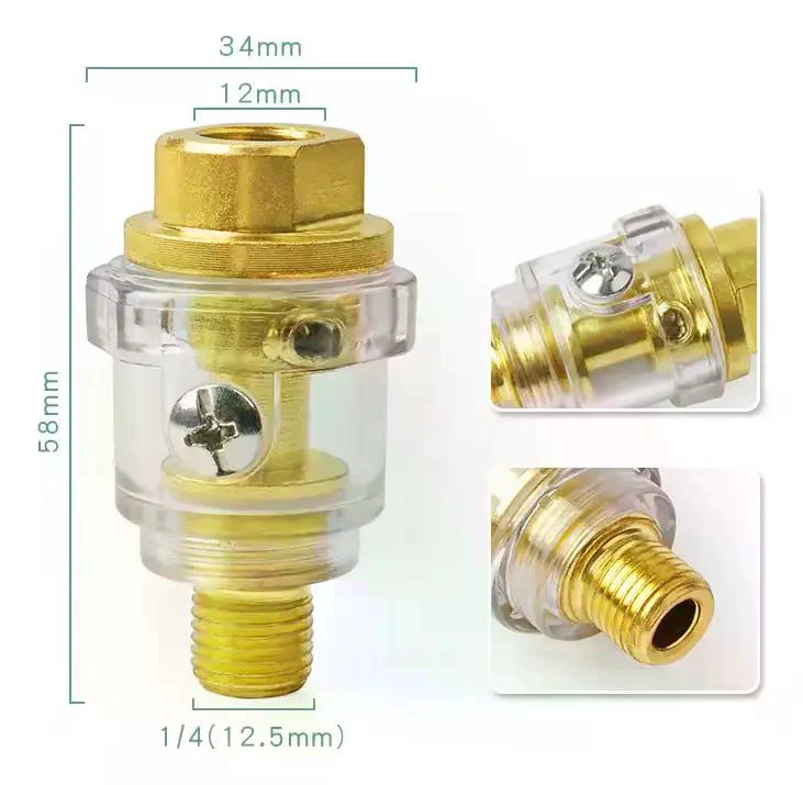 LUBRICADOR HERRAMIENTAS NEUMATICAS 10 CC 1/4 PULGADAS WADFOW - 3