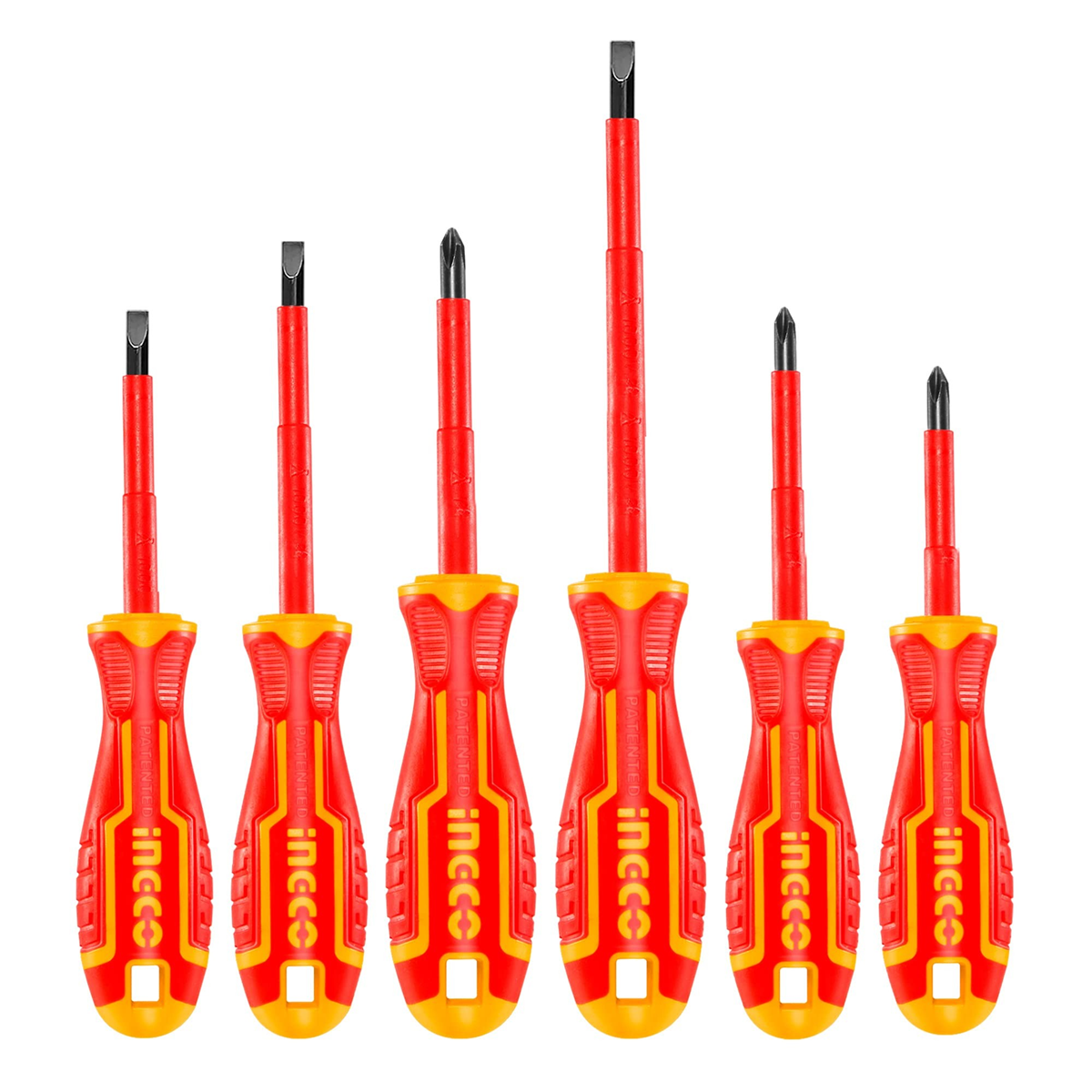 SET DESTORNILLADORES ELECTRICOS AISLADO 6PCS INGCO HKISD0608 - 4