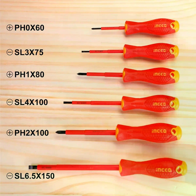 SET DESTORNILLADORES ELECTRICOS AISLADO 6PCS INGCO HKISD0608 - 7
