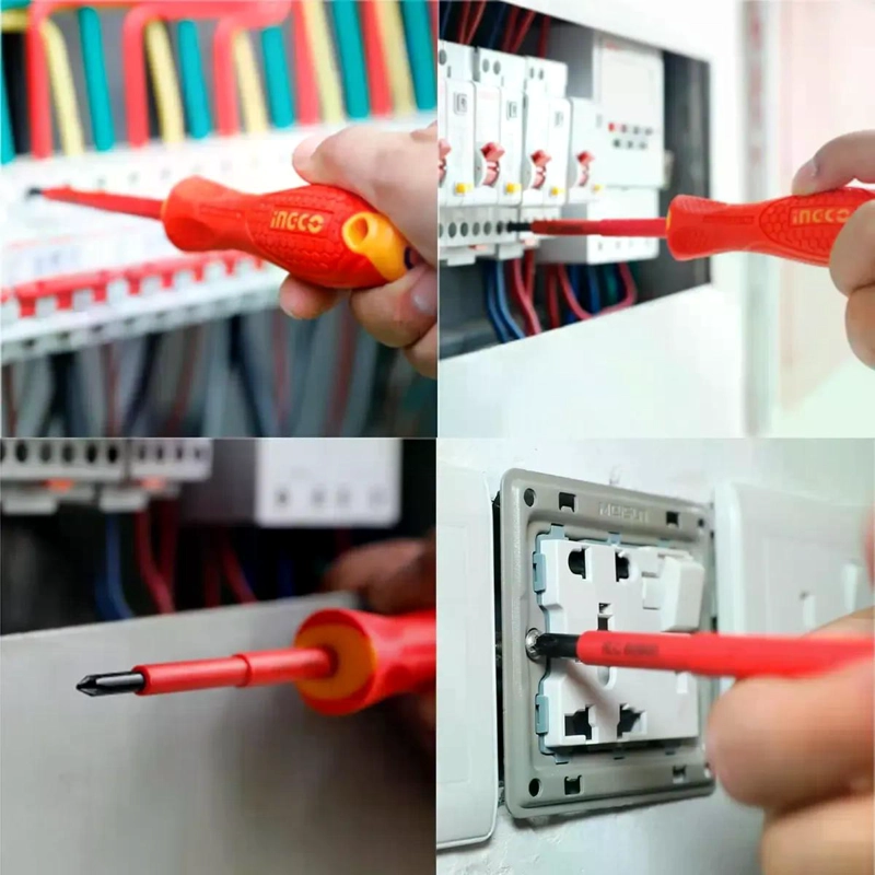 SET DESTORNILLADORES ELECTRICOS AISLADO 6PCS INGCO HKISD0608 - 8