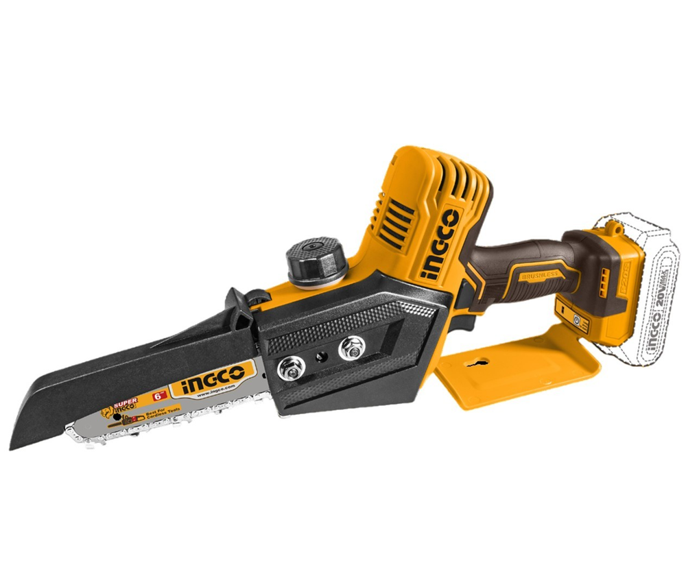 MINI MOTOSIERRA INGCO 20V 150 MM BL +2 BAT + CARG CGSLI20686 - 8