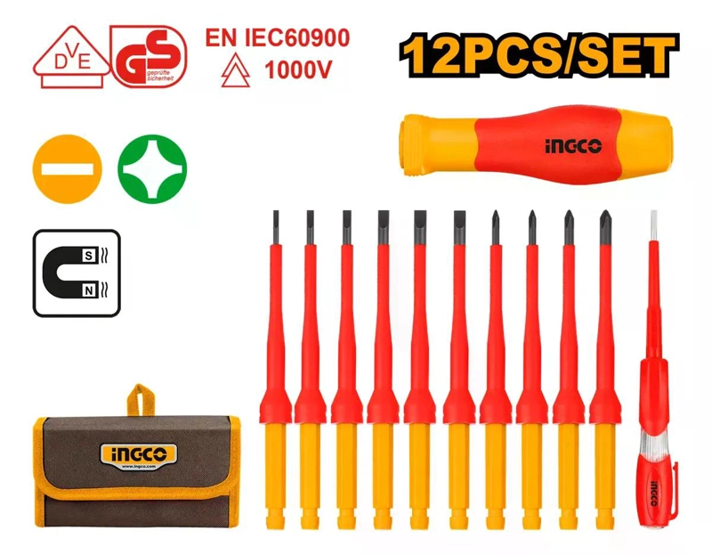 SET AISLADO 12 DESTORNILLADORES INGCO HKISD1201 - SMF - 3