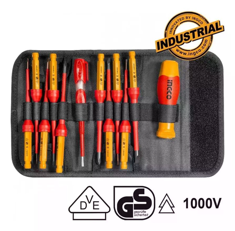 SET AISLADO 12 DESTORNILLADORES INGCO HKISD1201 - SMF - 5