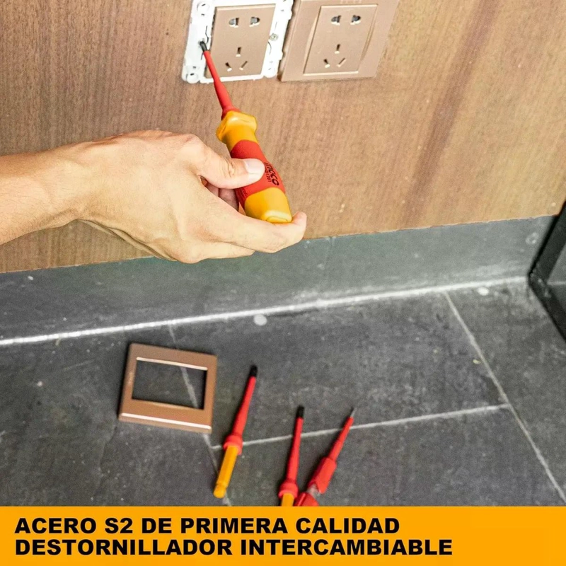 SET AISLADO 12 DESTORNILLADORES INGCO HKISD1201 - SMF - 8