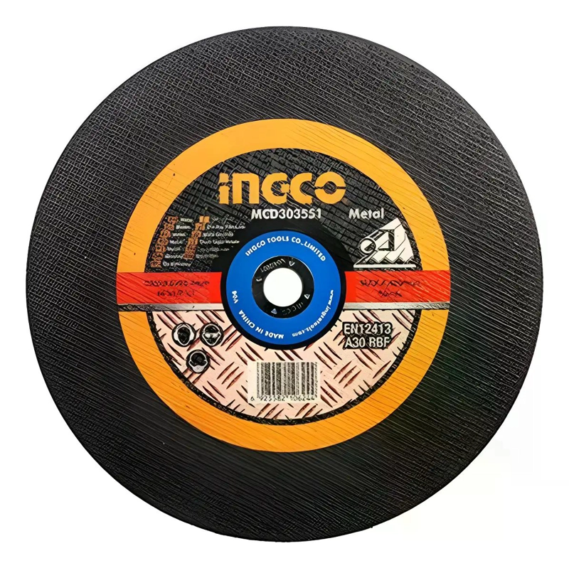 DISCO CORTE METAL 14 355MM TRONZADORA INGCO MCD303551 COLOR NEGRO - 1