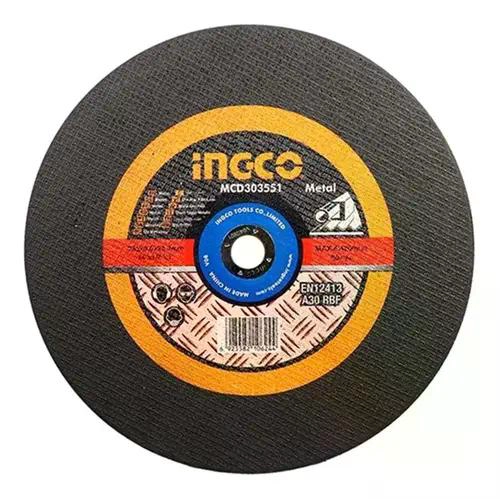 DISCO CORTE METAL 14 355MM TRONZADORA INGCO MCD303551 COLOR NEGRO - 8