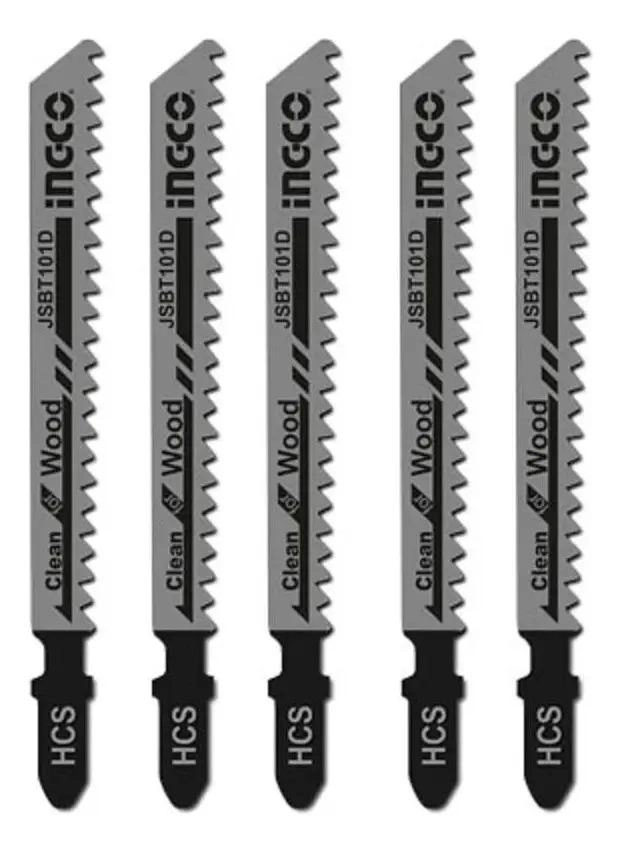 SET JGO DE HOJAS PARA SIERRA CALADORA P/ MADERA 5 PCS INGCO - 4