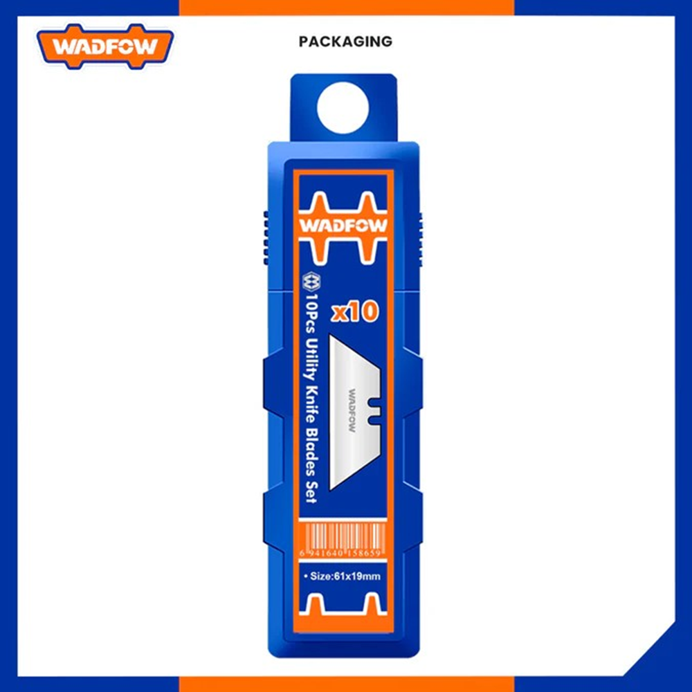SET PACK 10 UND REPUESTO CUCHILLO CARTONERO WADFOW 61X19 MM - 5