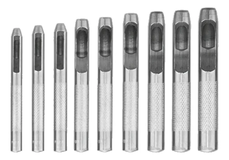 KIT SACABOCADOS DE IMPACTO SET 9 PIEZAS - 1