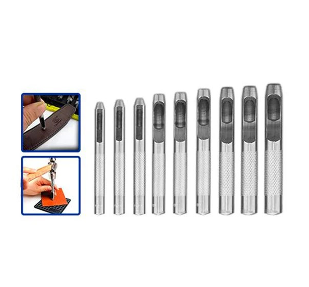 SET DE 9 UNIDADES DE SACABOCADOS 2.5-10 MM WADFOW WCC7509 - 3