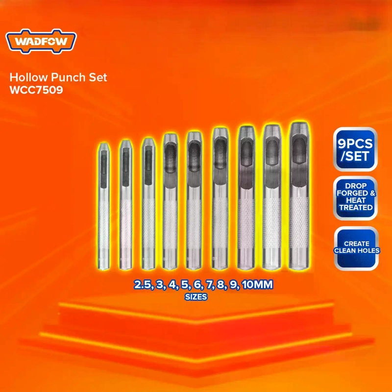 KIT SACABOCADOS DE IMPACTO SET 9 PIEZAS - 8