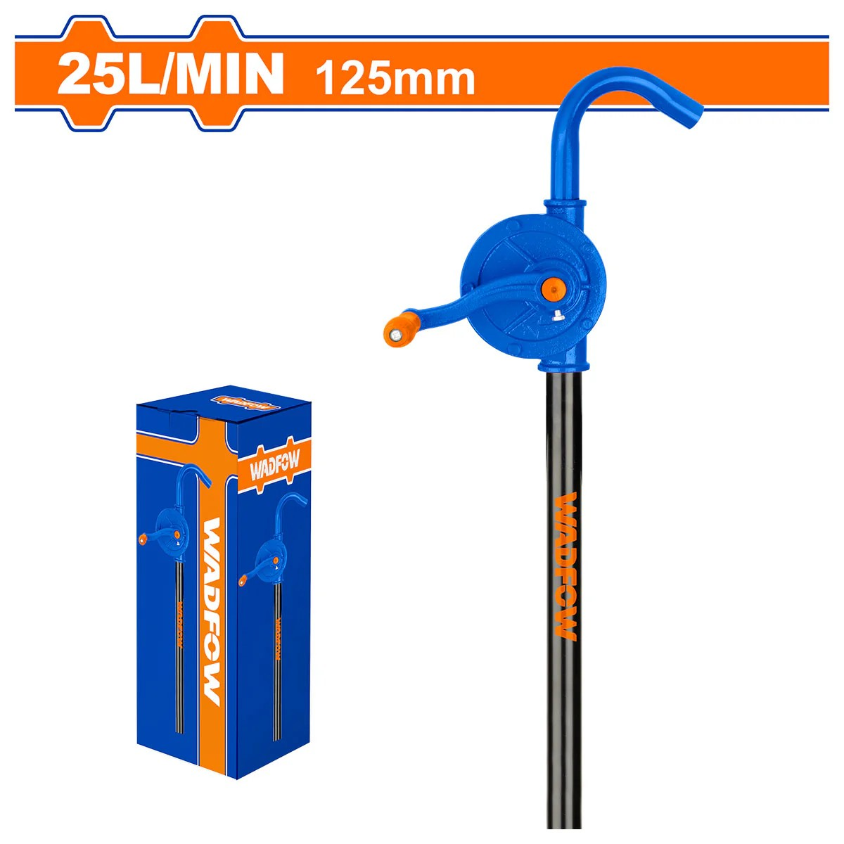 BOMBA TRASVASADORA MANUAL DE ACEITE 25 L/MIN WADFOW WHY2525 - 4