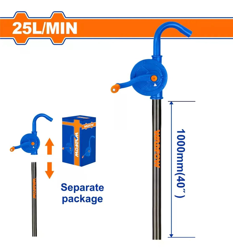 BOMBA TRASVASADORA MANUAL DE ACEITE 25 L/MIN WADFOW WHY2525 - 5