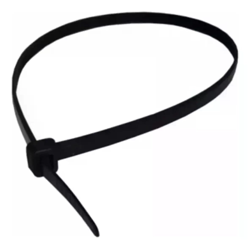 SET DE 100 AMARRAS PLASTICAS WADFOW 4.8X300 MM 22 KG BLANCO NEGRO - 5