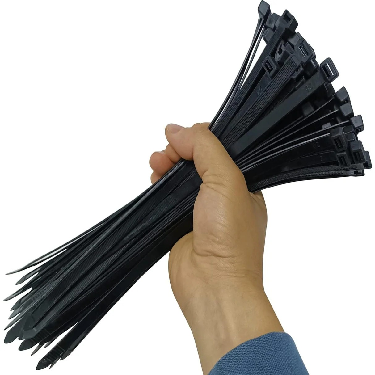 SET DE 100 AMARRAS PLASTICAS WADFOW 2.5X100 MM 8 KG NEGRO - 4