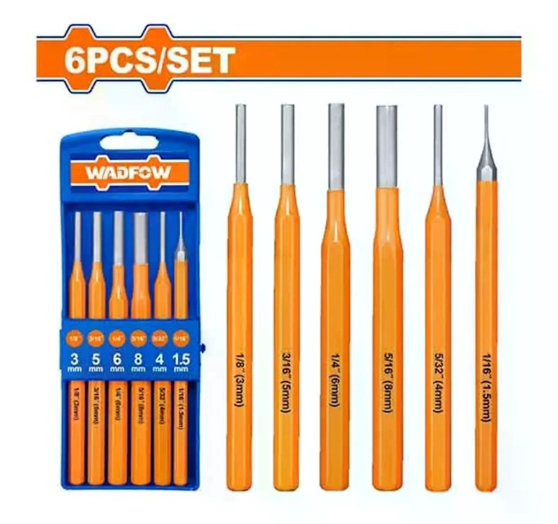 JUEGO DE CINCELES PUNZONES BOTADORES 5 PZS WADFOW WCC8395 - 9