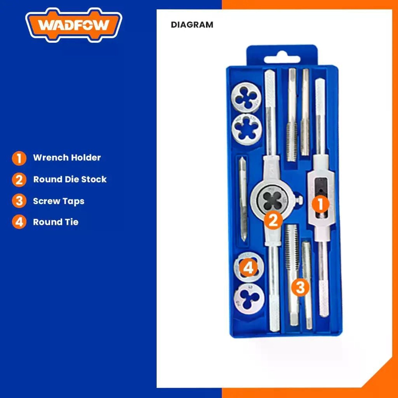 SET DE TERRAJAS MACHO Y HEMBRA M5-M12 12 PZS WADFOW WAJ1L01 - 4