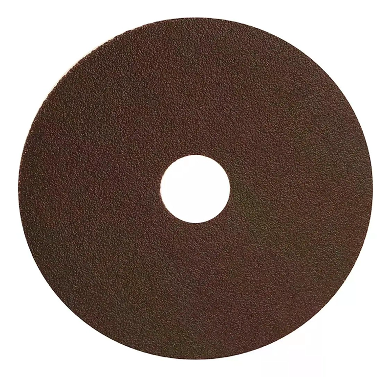 DISCO FIBRA DESBASTE ABRASIVO NORTON F227 G80 115X22MM 4 1/2 MARRON OSCURO - 2