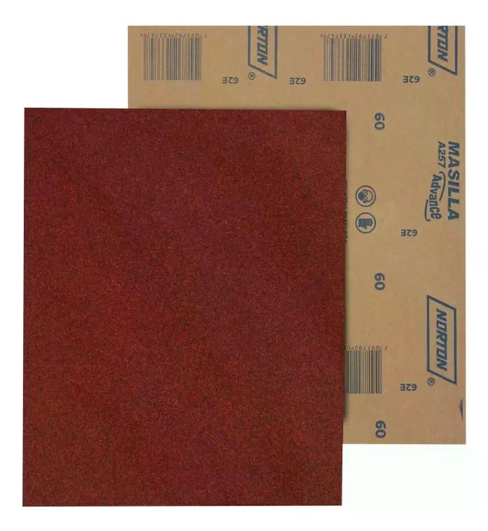 SET 10 LIJAS EN SECO MADERA MASILLA NORTON 225X275 MM A-257 40 - 2