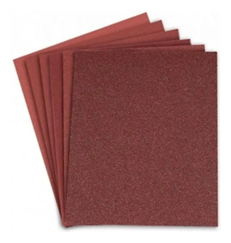 SET 10 LIJAS EN SECO MADERA MASILLA NORTON 225X275 MM A-257 150 - 3