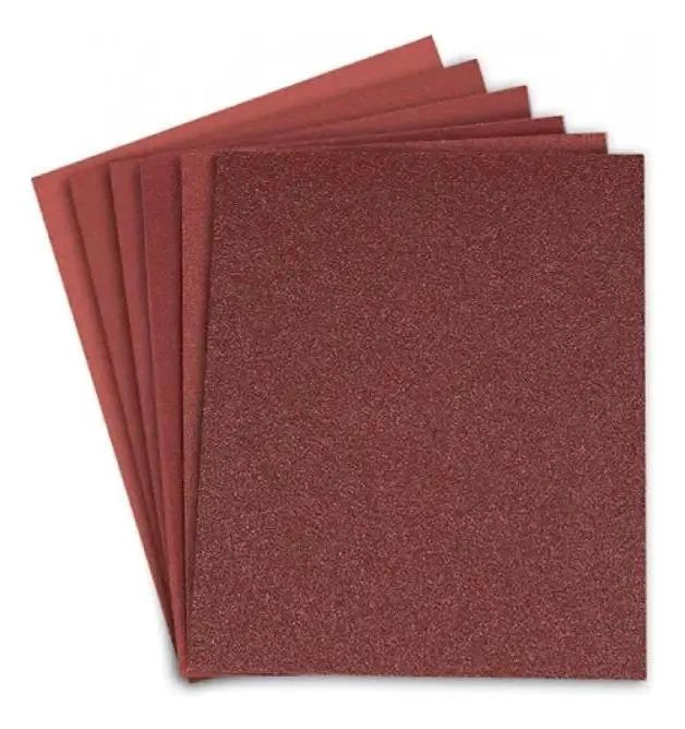 SET 10 LIJAS EN SECO MADERA MASILLA NORTON 225X275 MM A-257 220 - 2