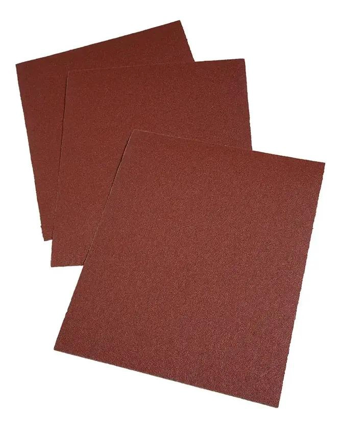 SET 10 LIJAS EN SECO MADERA MASILLA NORTON 225X275 MM A-257 220 - 3