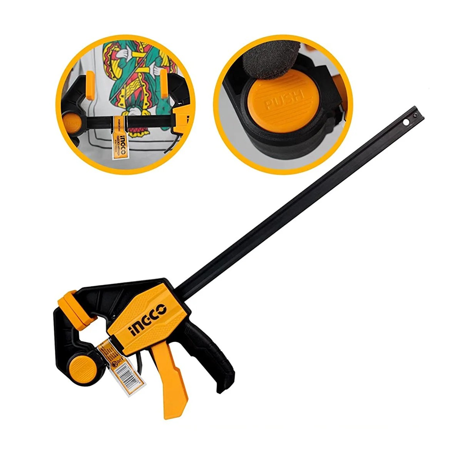 PRENSA SARGENTO RAPIDA INDUSTRIAL INGCO 63X300 MM HQBC01602 - 6