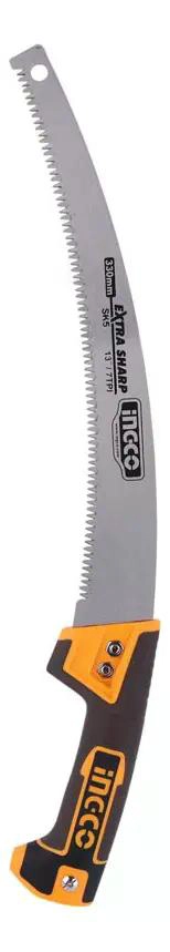 SERRUCHO DE PODA CURVO 330 MM 13 PULGADAS INGCO HPS3306 MARRON OSCURO - 1