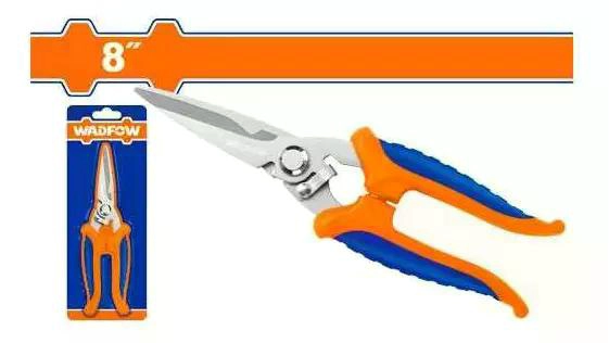 TIJERA ELECTRICISTA 200 MM 8 PULGADAS WADFOW WSX1618 AZUL - 2