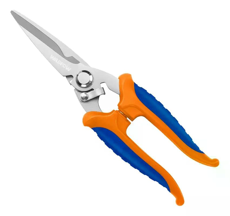 TIJERA ELECTRICISTA 200 MM 8 PULGADAS WADFOW WSX1618 AZUL - 6