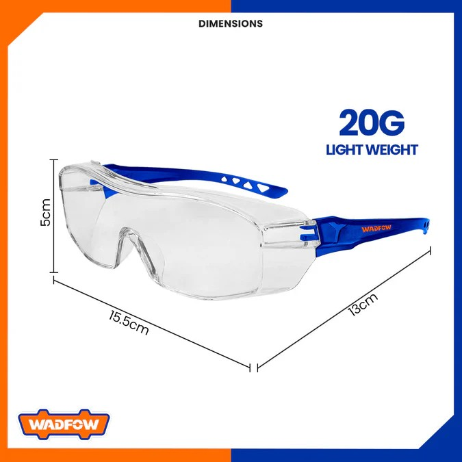 LENTES DE SEGURIDAD TRANSPARENTE WADFOW FULL-SLICE WSG1803 - 8