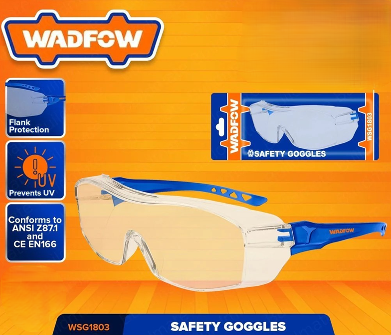 LENTES DE SEGURIDAD TRANSPARENTE WADFOW FULL-SLICE WSG1803 - 10