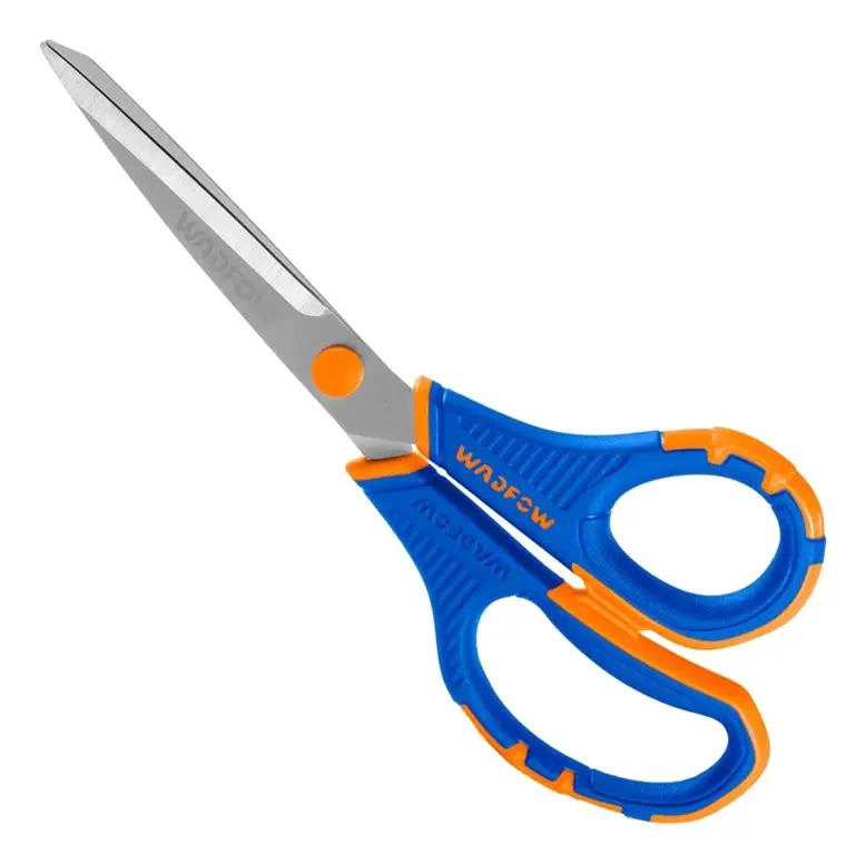 TIJERA 8.5 PULG ACERO INOX WADFOW AZUL Y NARANJA - 2