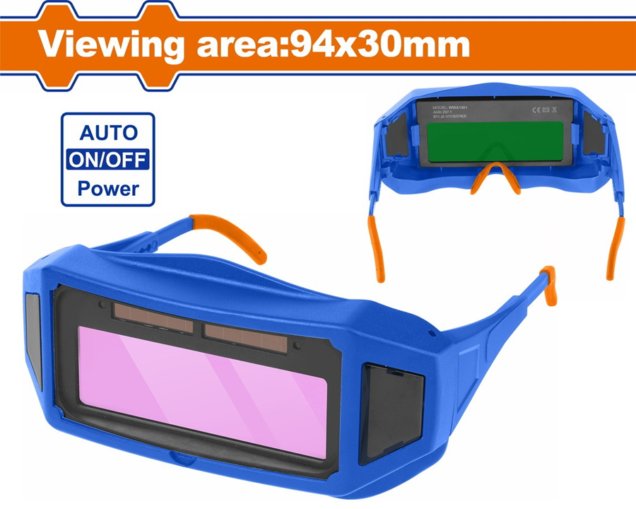 LENTES PARA SOLDAR FOTOSENSIBLE 94X30 MM WADFOW WWA1501 - 1